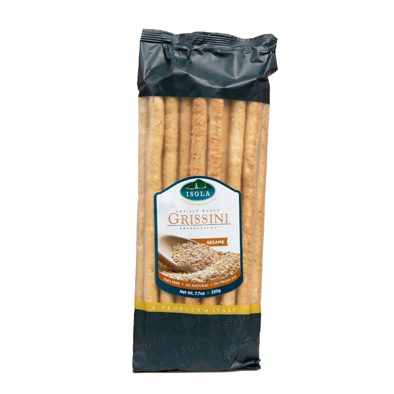 Isola Isola Sesame Grissini | Crisp Breads | Grissini | Isola Imports,